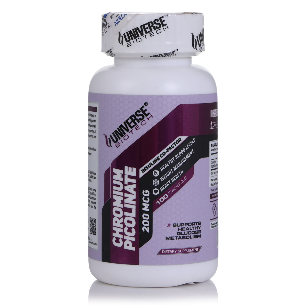 Universe Biotech Chromium Picolinate 100 Capsules