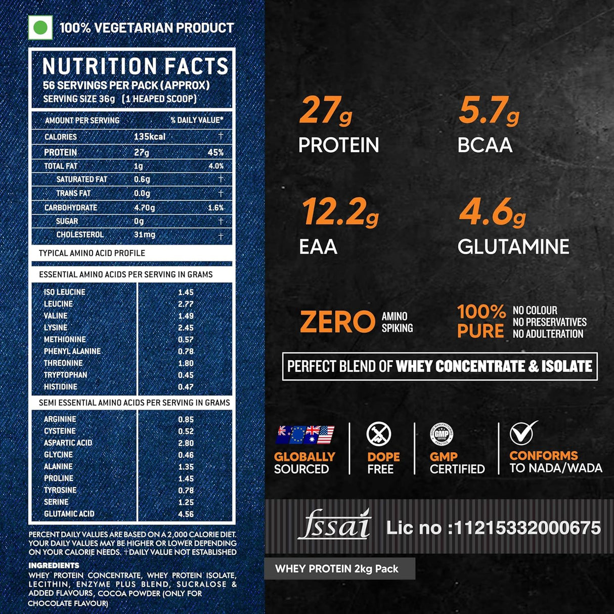 AS-IT-is Atom Whey Protein with Digestive Enzymes (2kg)