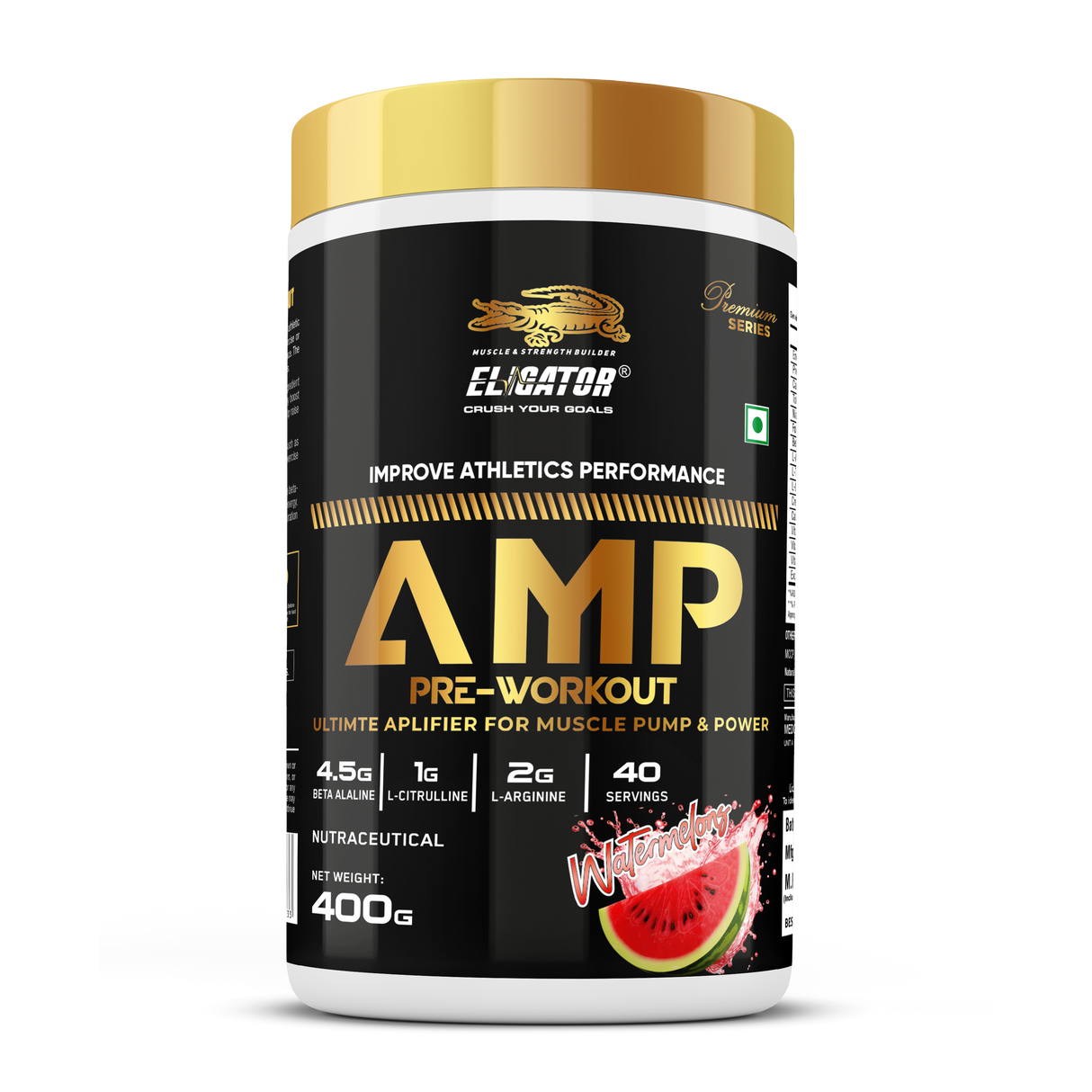 Premium Series AMP Pre Workout - 400gm (40 Servings)