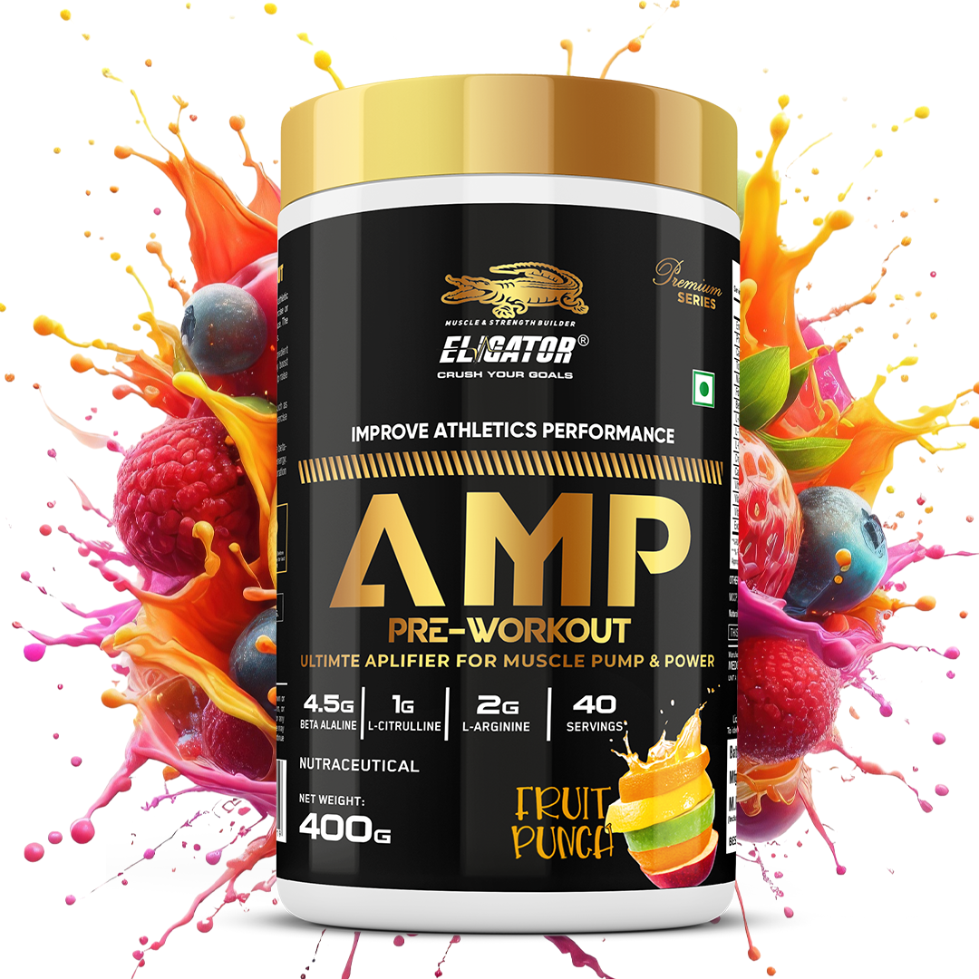 Eligator Premium Series AMP Pre-Workout 400gm 40 Servings