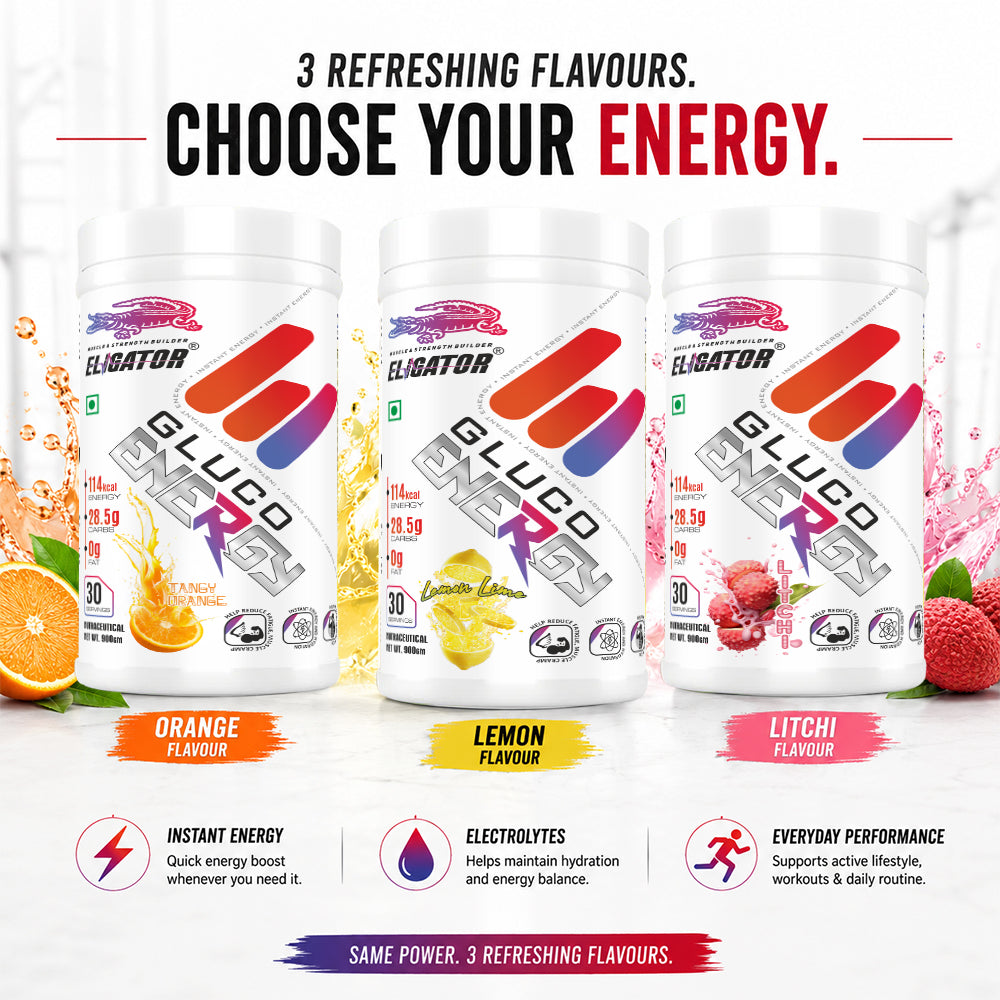 Eligator Gluco Energy 900gm 30 Servings
