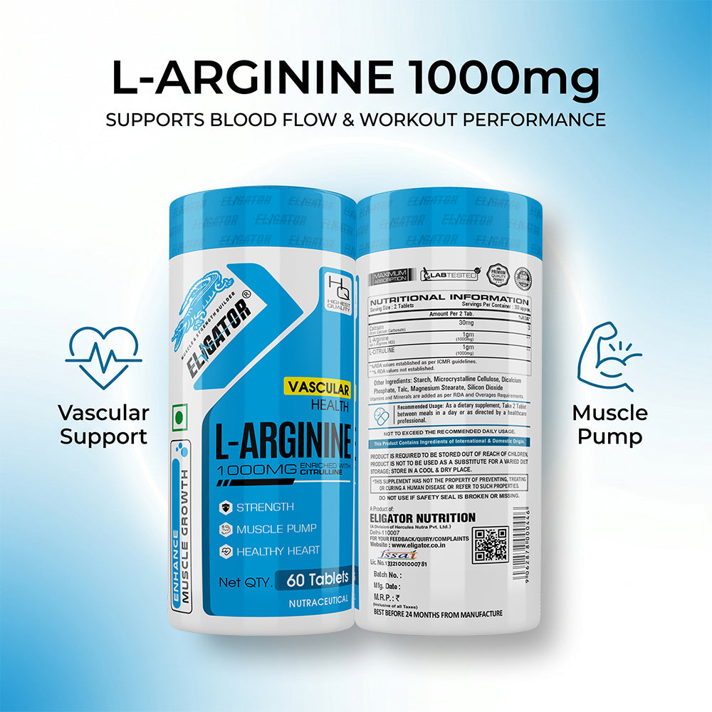 Eligator L-Arginine 60 Tablets