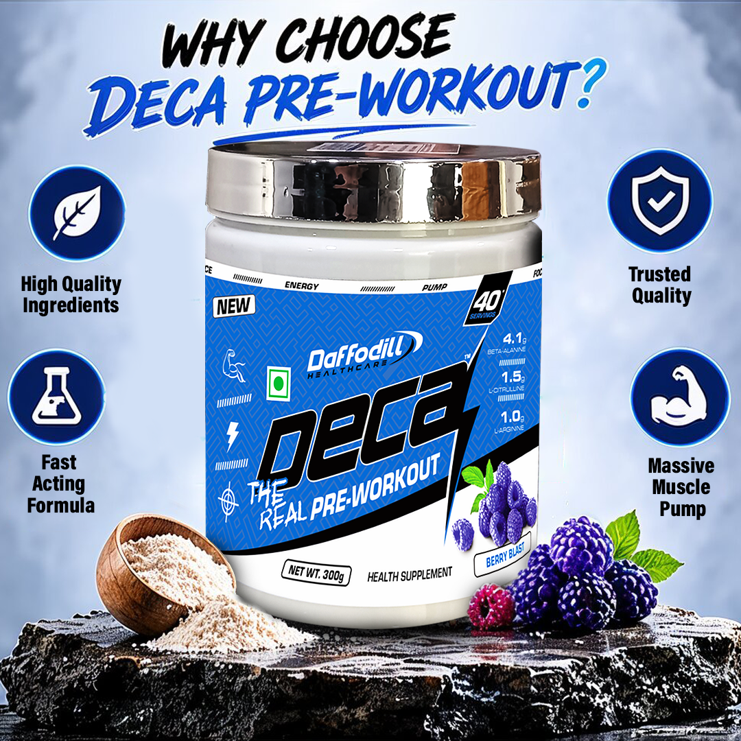 Daffodill DECA Pre Workout 300gm 40 Servings