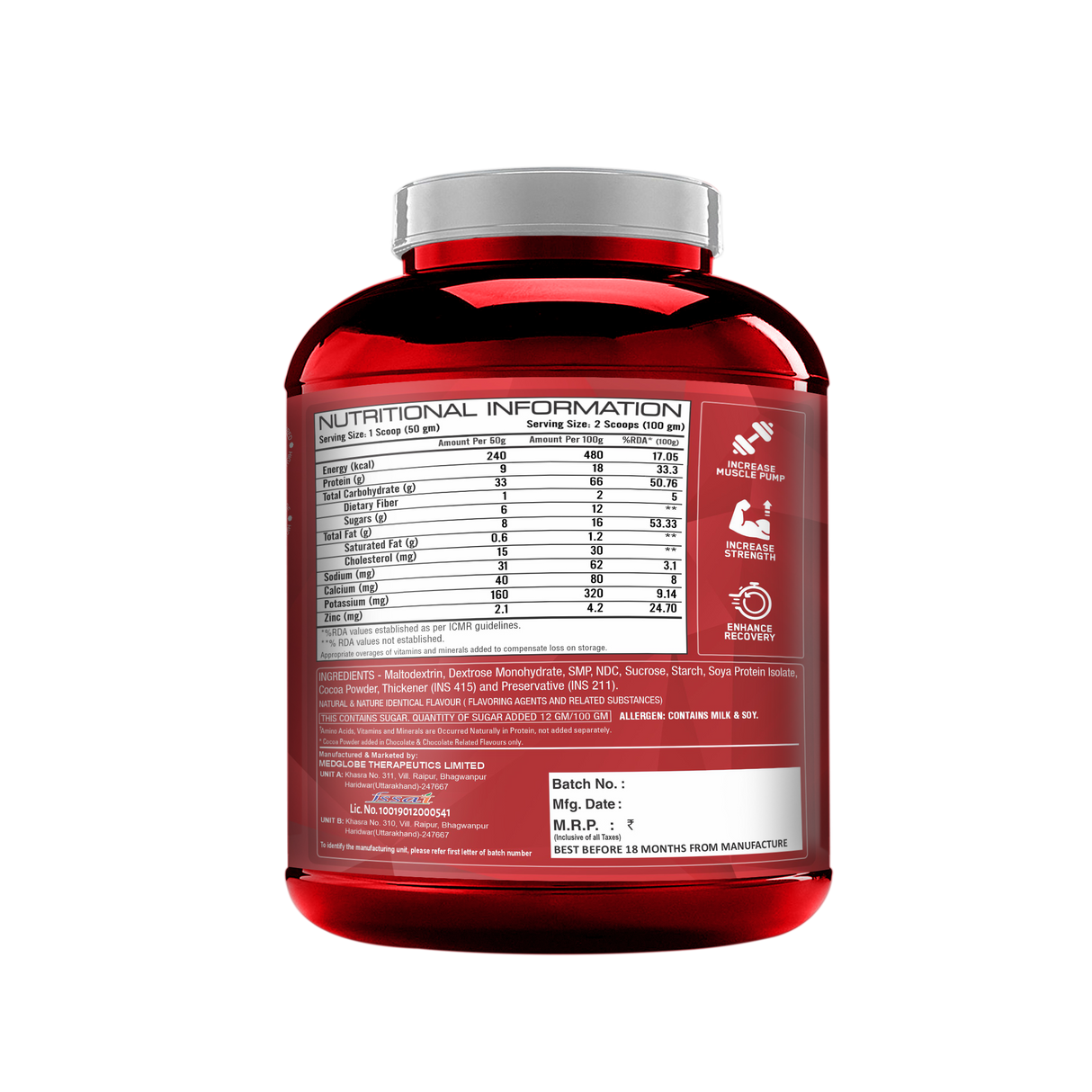 Platinum Nutrition Bulk Weight Gainer