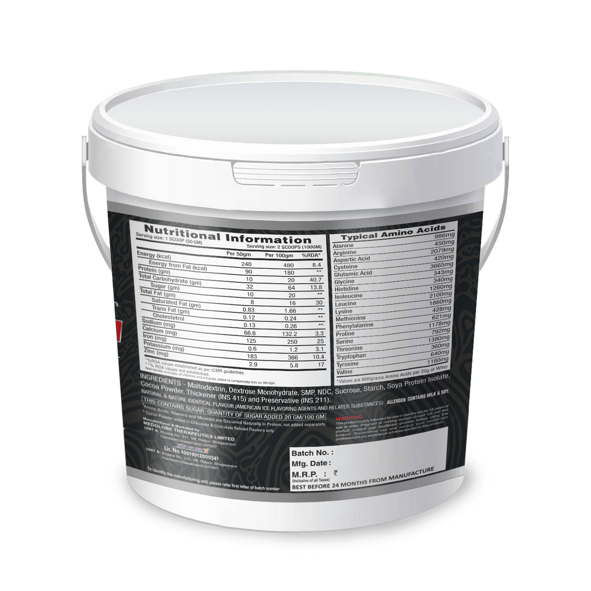 Platinum Nutrition Crazy Bulk Gainer