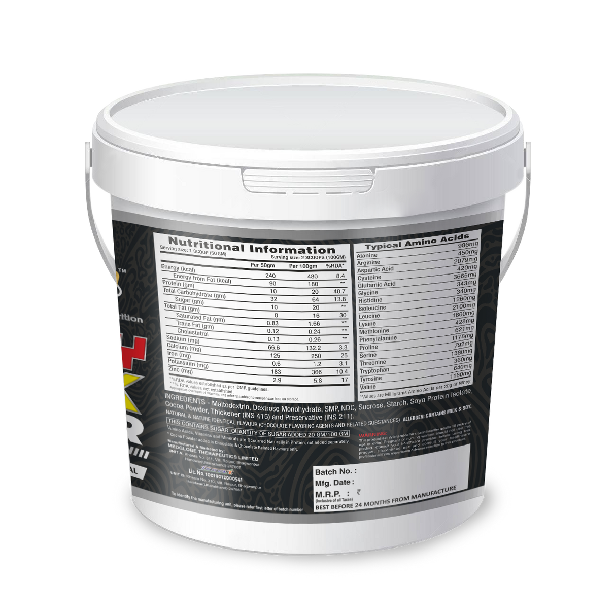 Platinum Nutrition Crazy Bulk Gainer