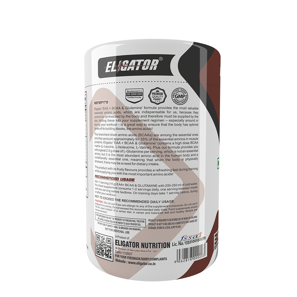 Eligator EAA Plus BCAA And Glutamine 300gm 30 Servings