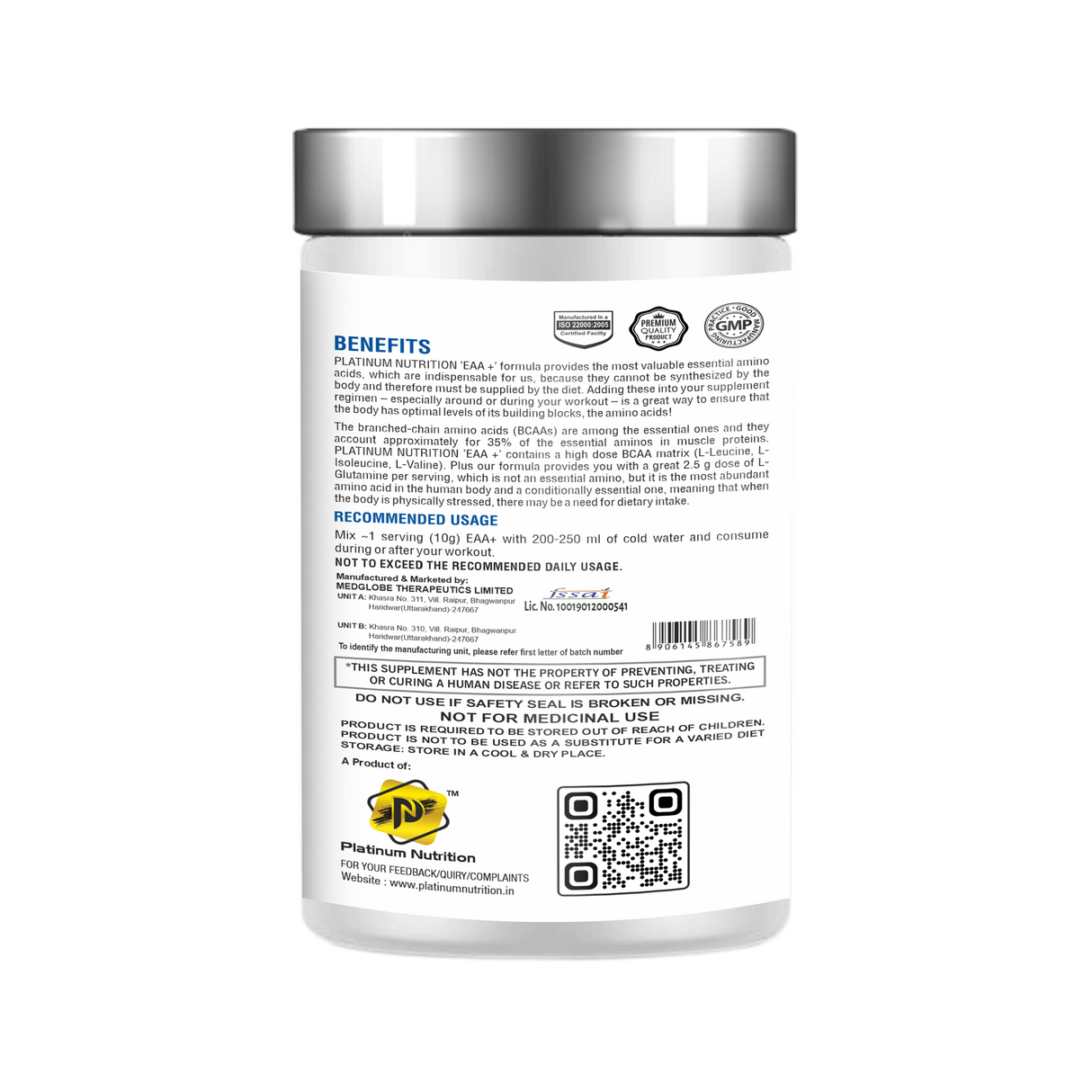 Platinum Nutrition EAA