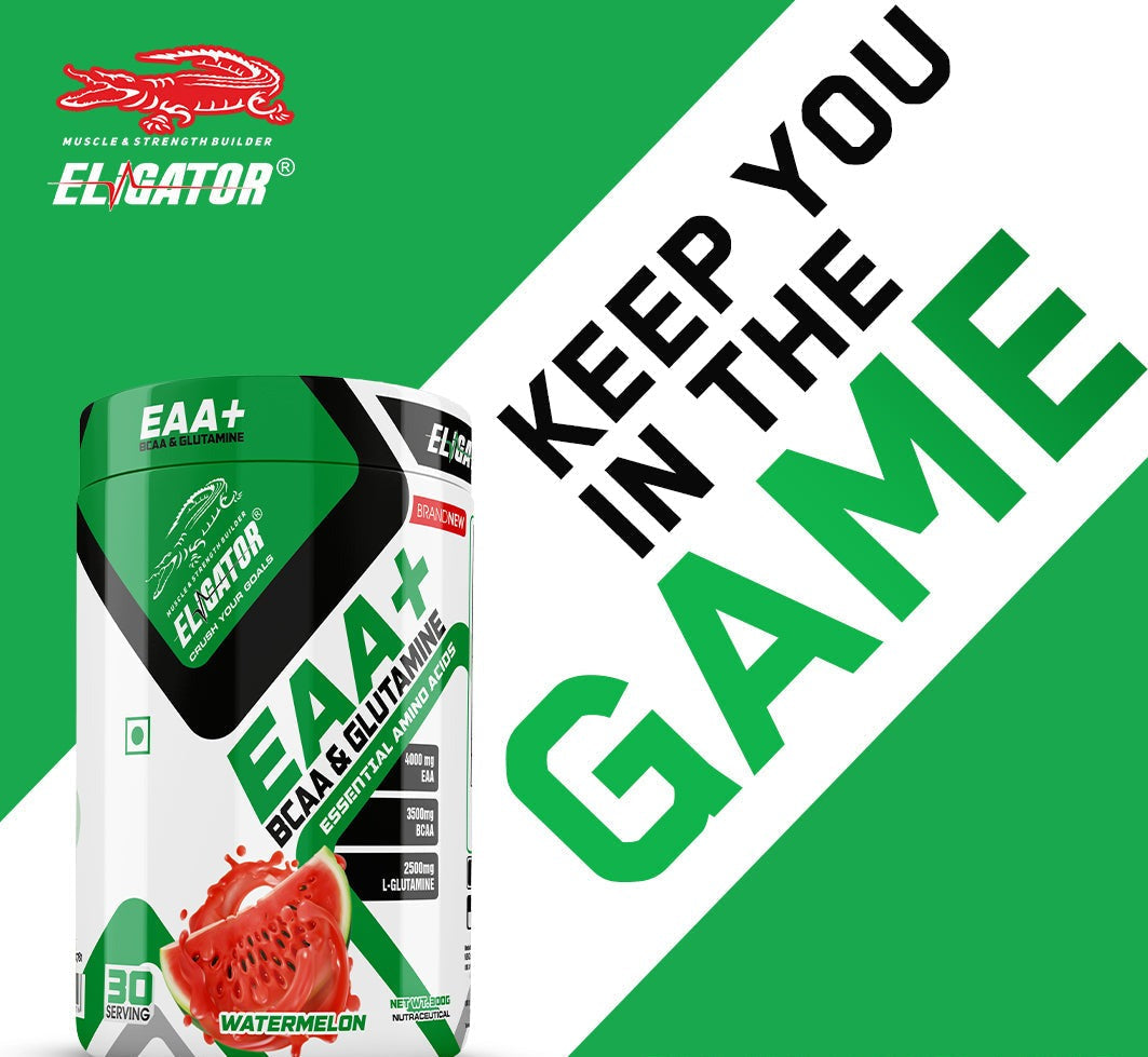 Eligator EAA Plus BCAA And Glutamine 300gm 30 Servings