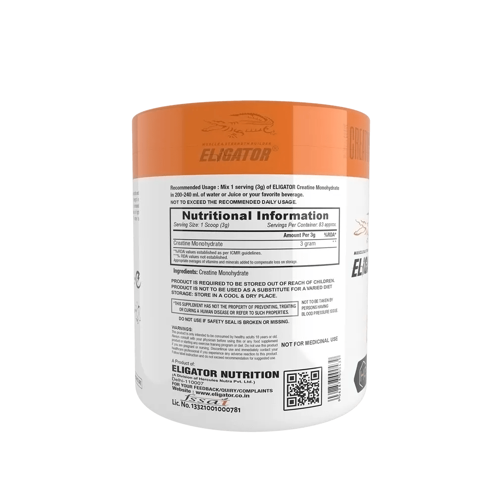 Eligator Creatine Monohydrate Unflavoured
