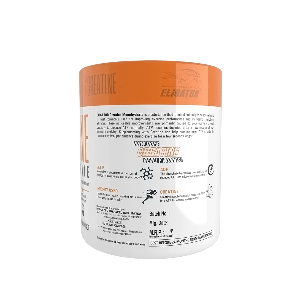 Eligator Creatine Monohydrate Unflavoured