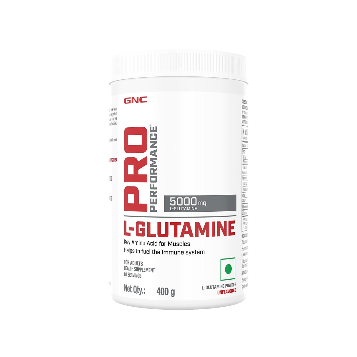 GNC PRO L-Glutamine 5000mg - Unflavored