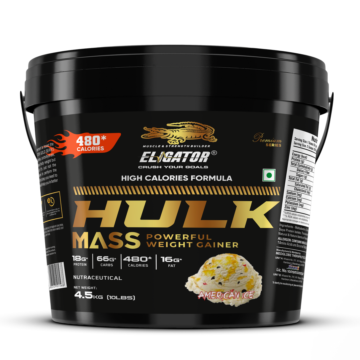 Premium Series Hulk Mass - Powerful Weight Gainer