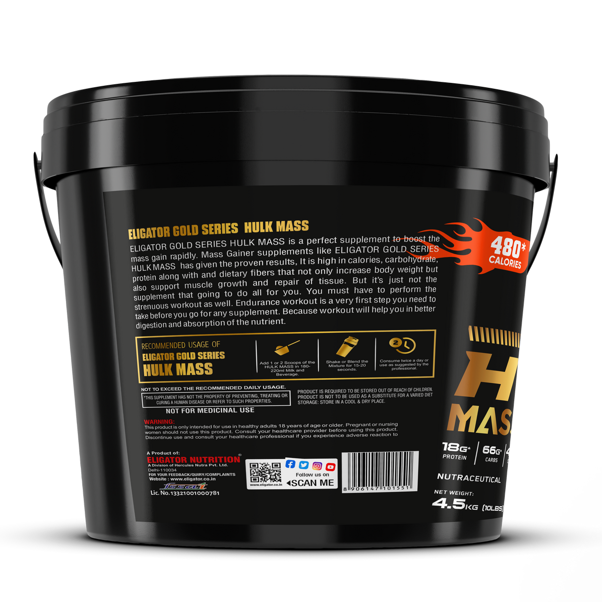 Premium Series Hulk Mass - Powerful Weight Gainer