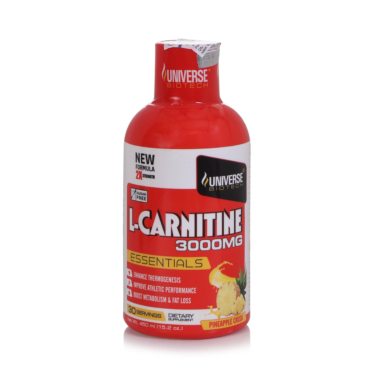Universe Biotech L-Carnitine Liquid(3000 Mg), 30 Servings