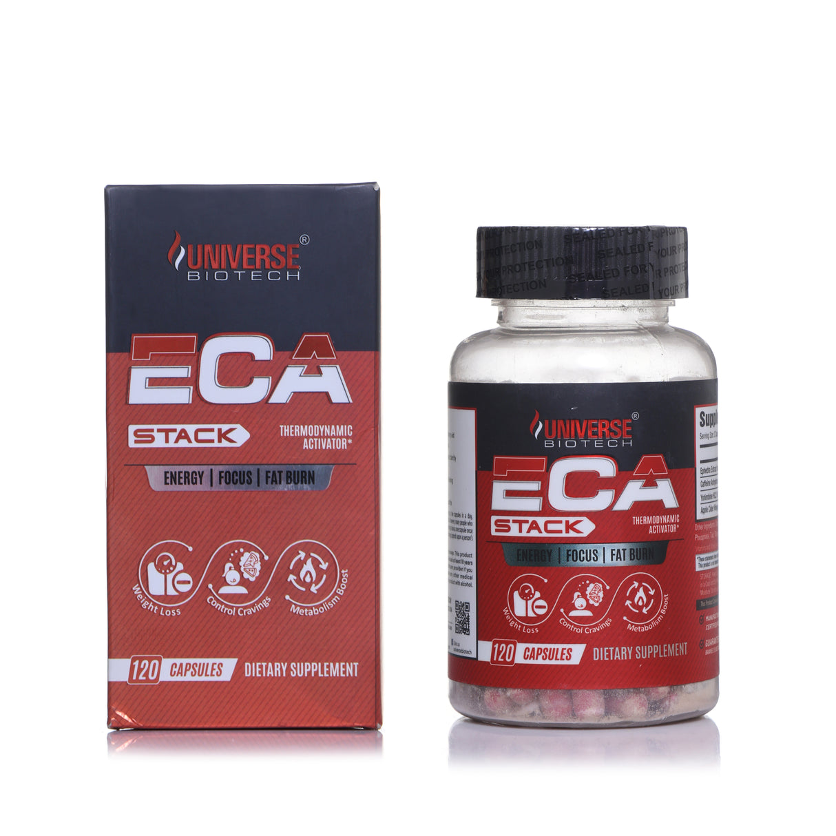 Universe Biotech ECA STACK, 60 Capsules
