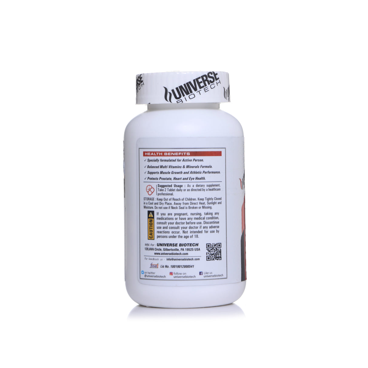 UNIVERSE BIOTECH Multi 100 Tablet