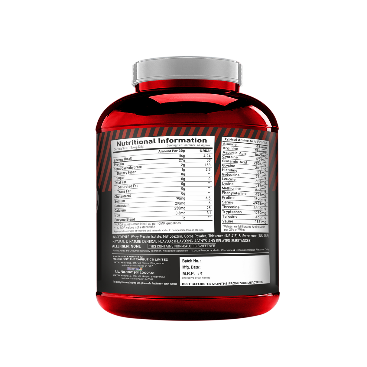 Platinum Nutrition ISO-0 Chocolate 2 Kg