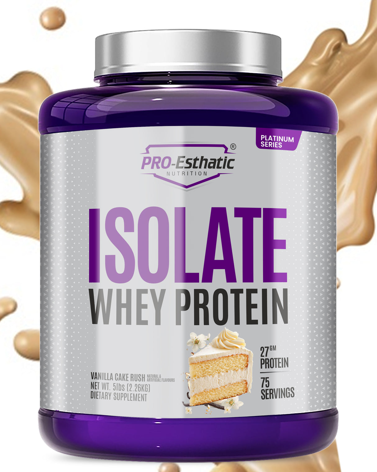 Pro-Esthatic Isolate Whey Protein – 27g Protein | Platinum Series