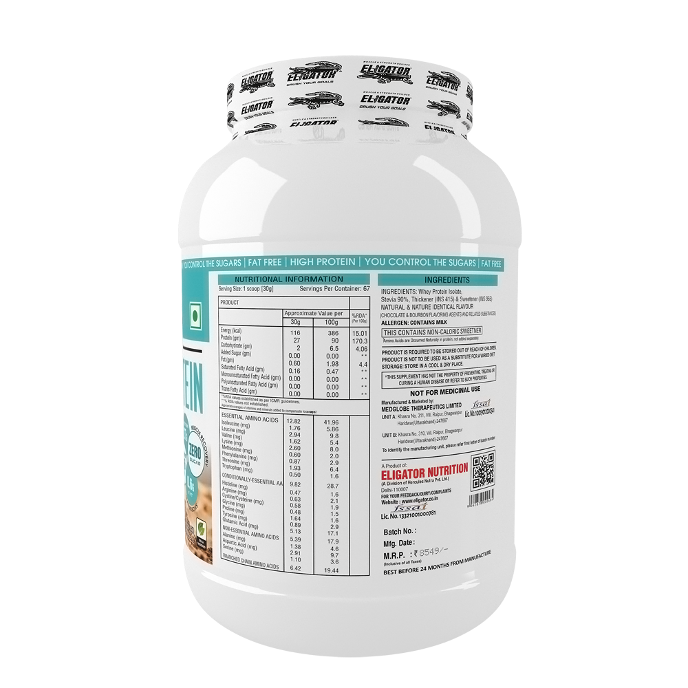 Eligator ISO COOL Isolate Whey Protein 2.01kg 67 Servings