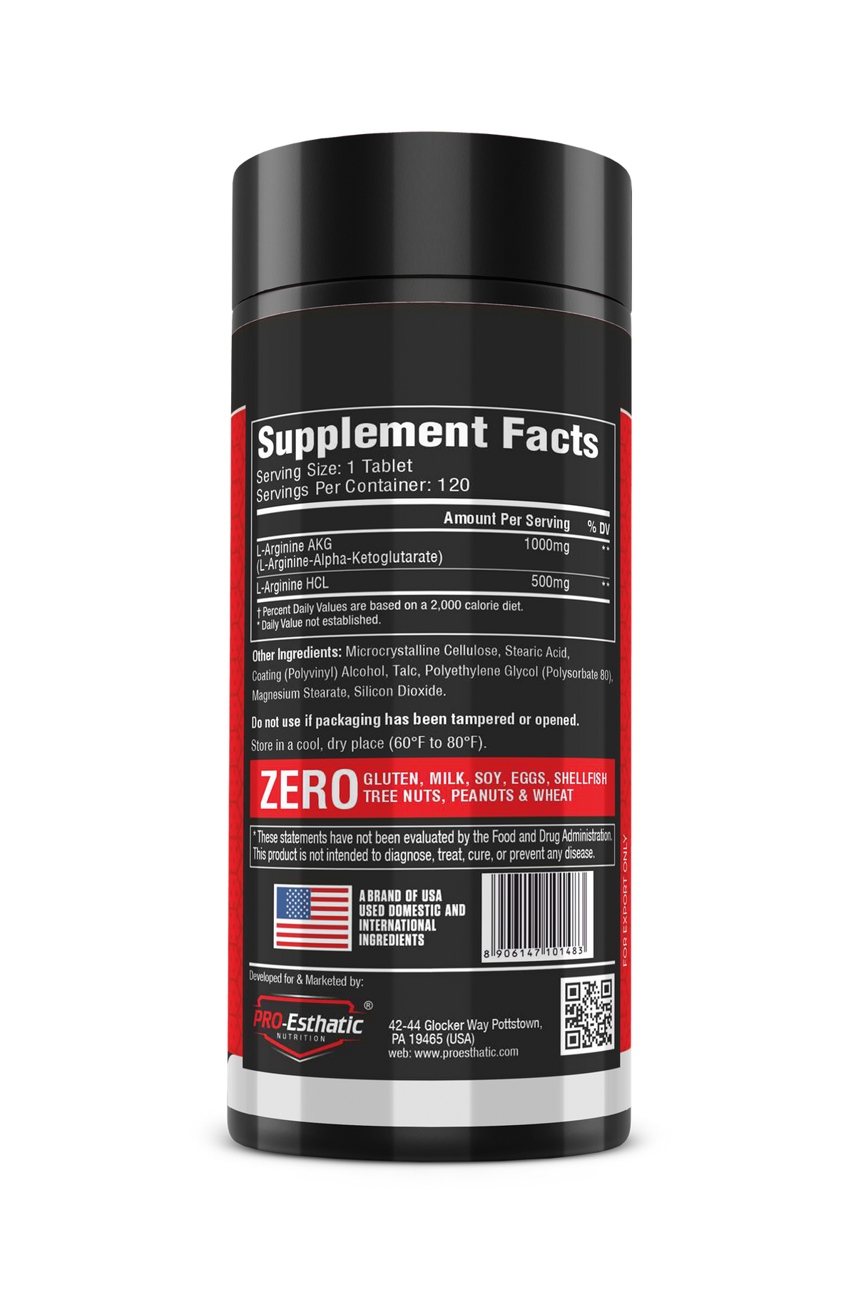 Pro Esthatic L-ARGININE, 1500 MG