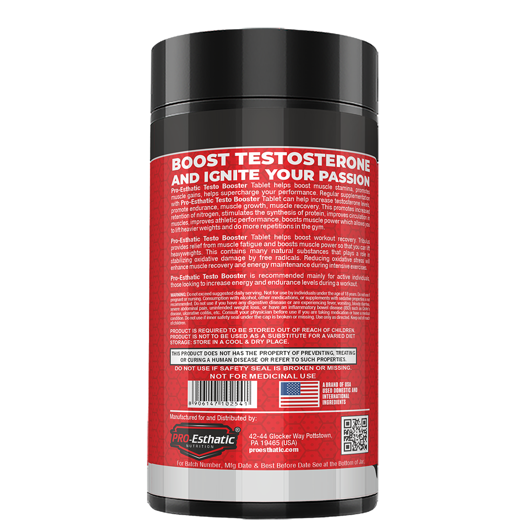 Pro Esthatic Testo Booster 120 Tablets