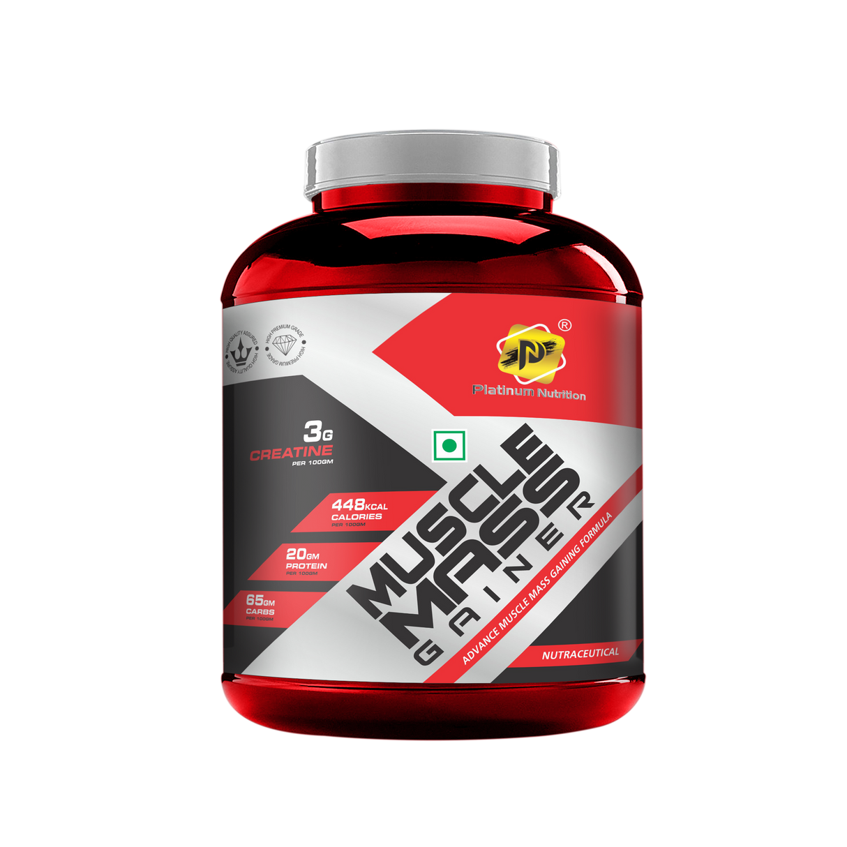 Platinum Nutrition Muscle Mass Gainer Chocolate 2.7 Kg