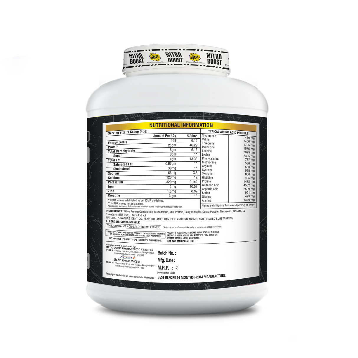 Platinum Nutrition Nitro Boost 2 Kg