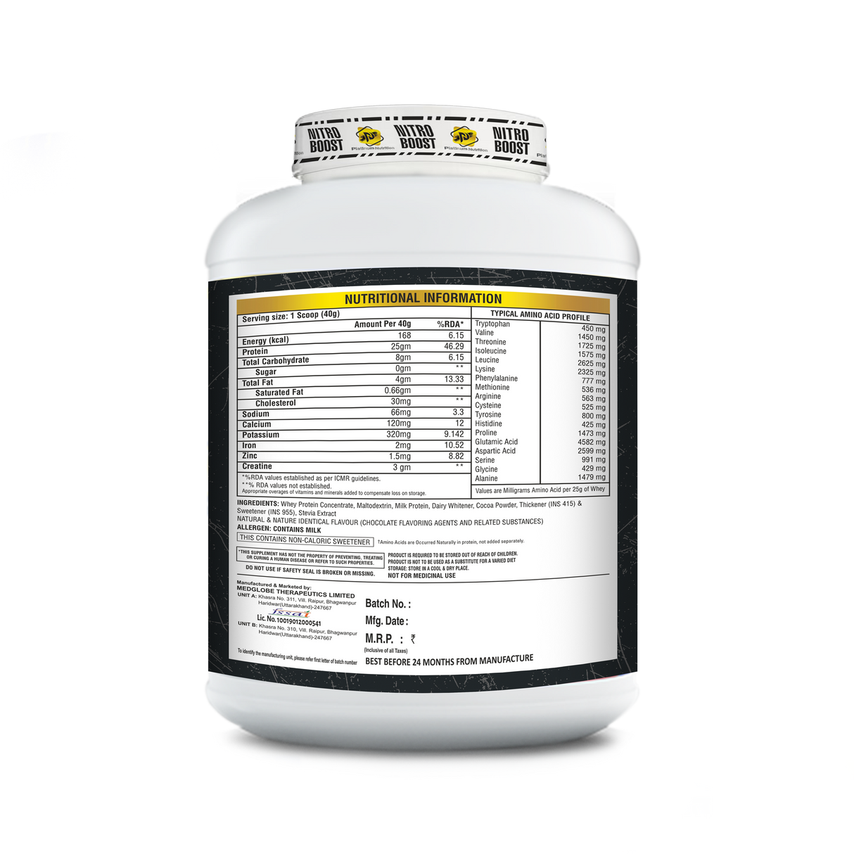 Platinum Nutrition Nitro Boost 2 Kg