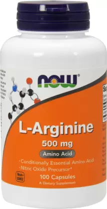 Now Foods L-Arginine 500 mg Veg Capsules