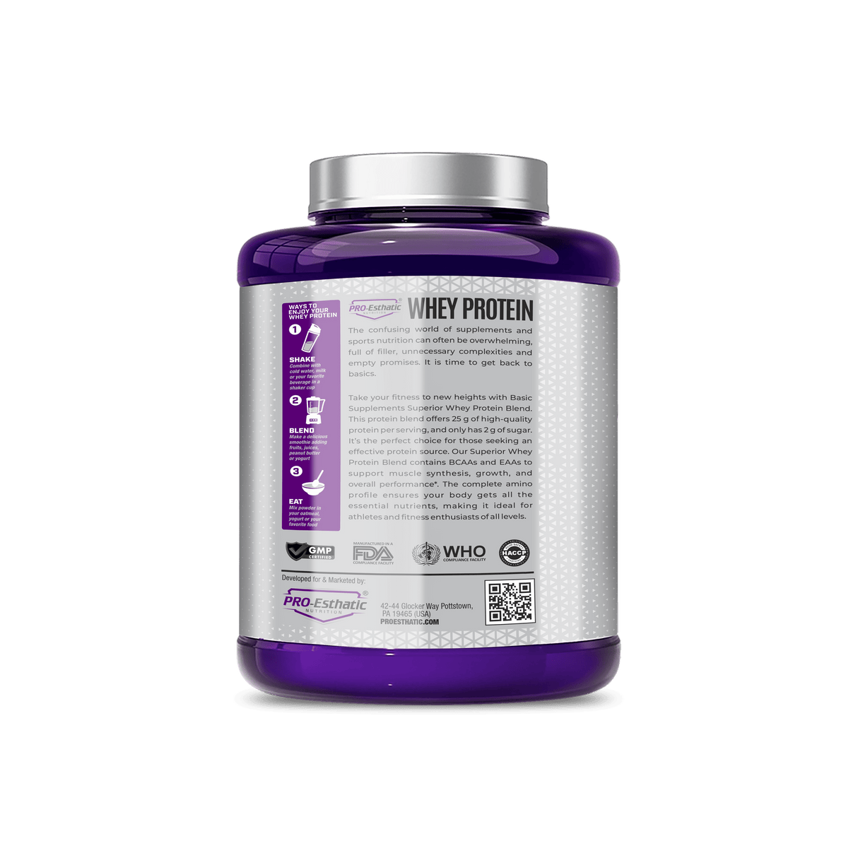 Pro-Esthatic Whey Protein – 25g Protein | Platinum Series