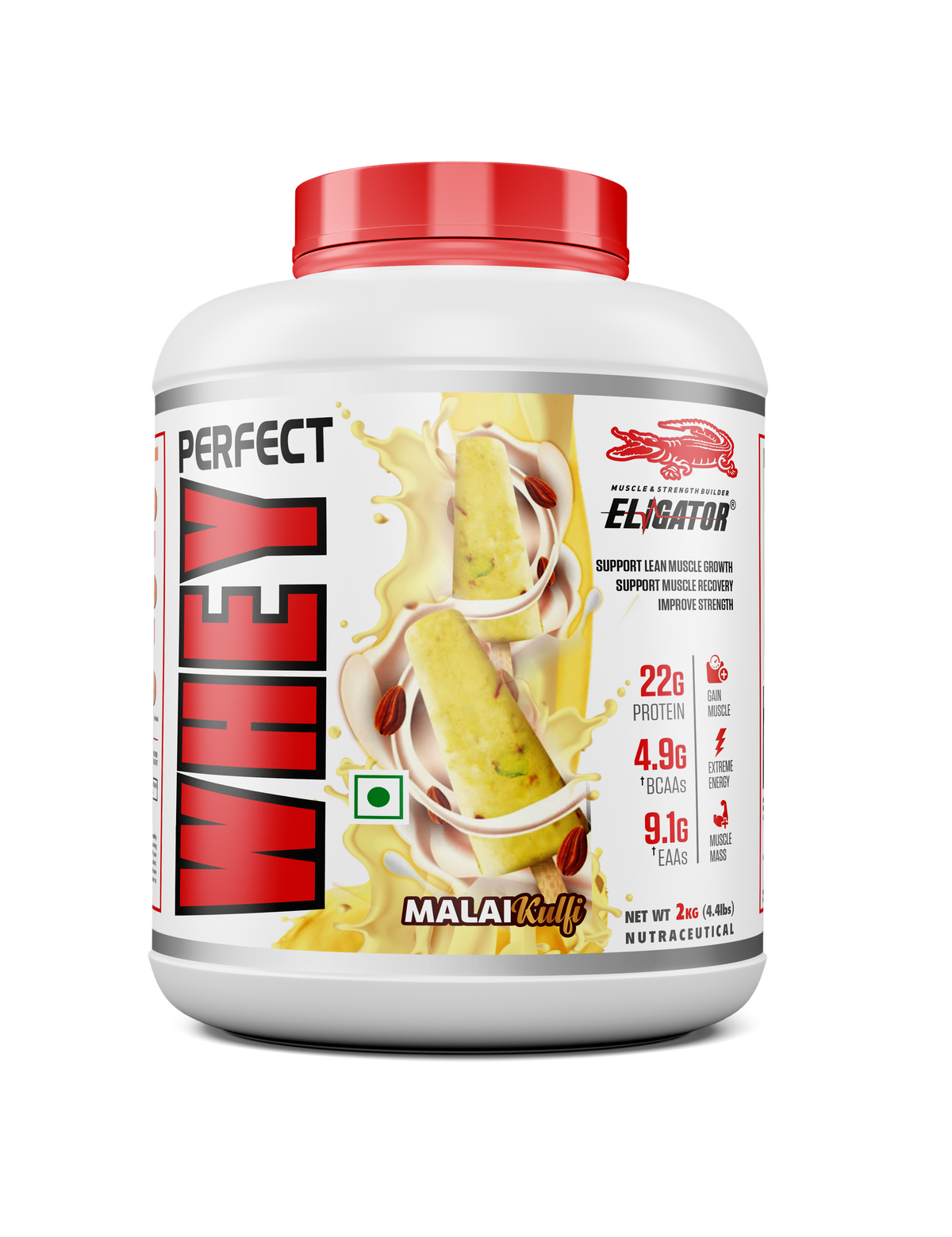 Eligator Perfect Whey Protein Powder 2kg