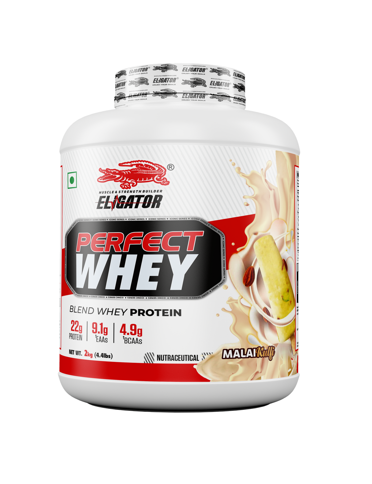Eligator Perfect Whey Protein Powder 2kg