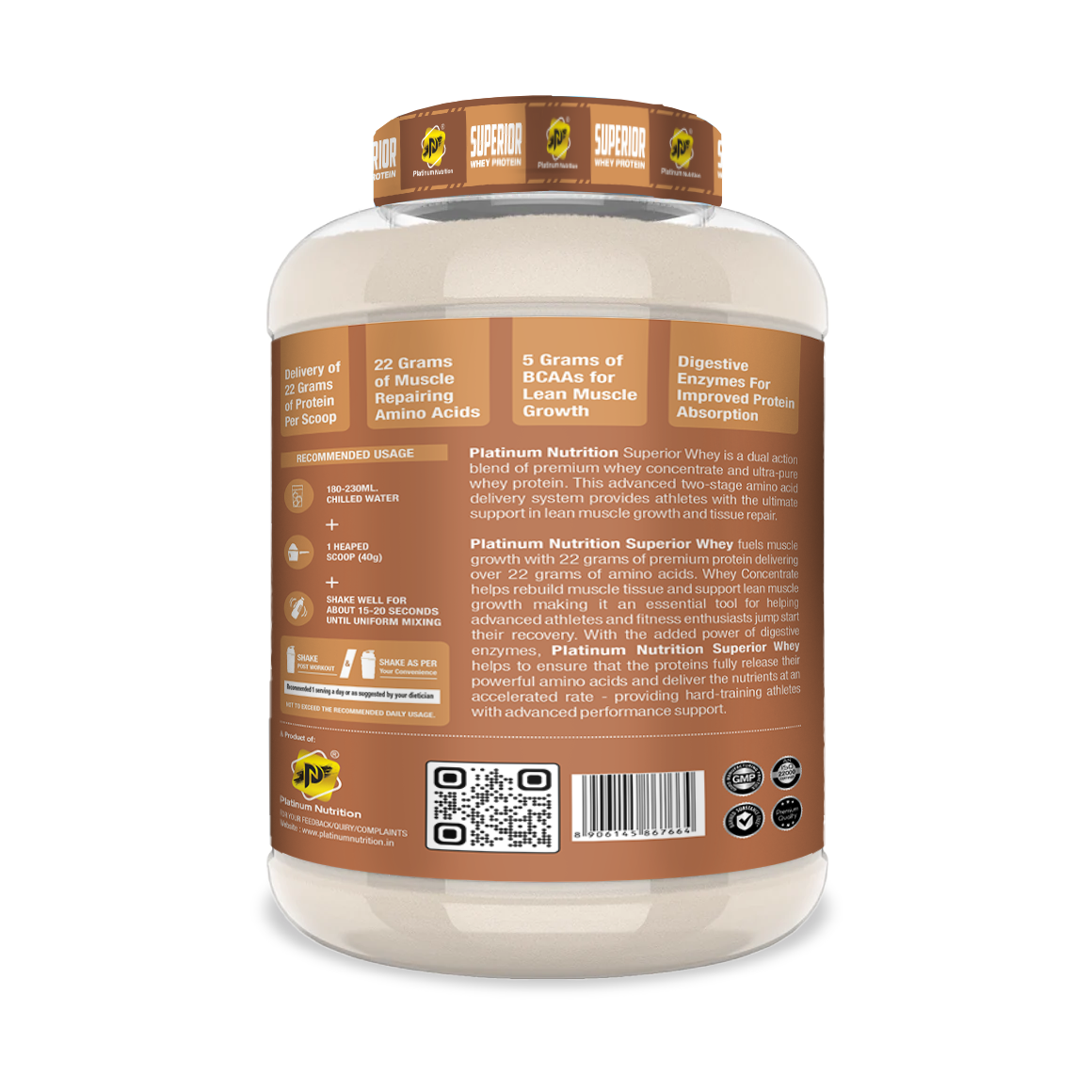 Platinum Nutrition Superior Whey 2 kg