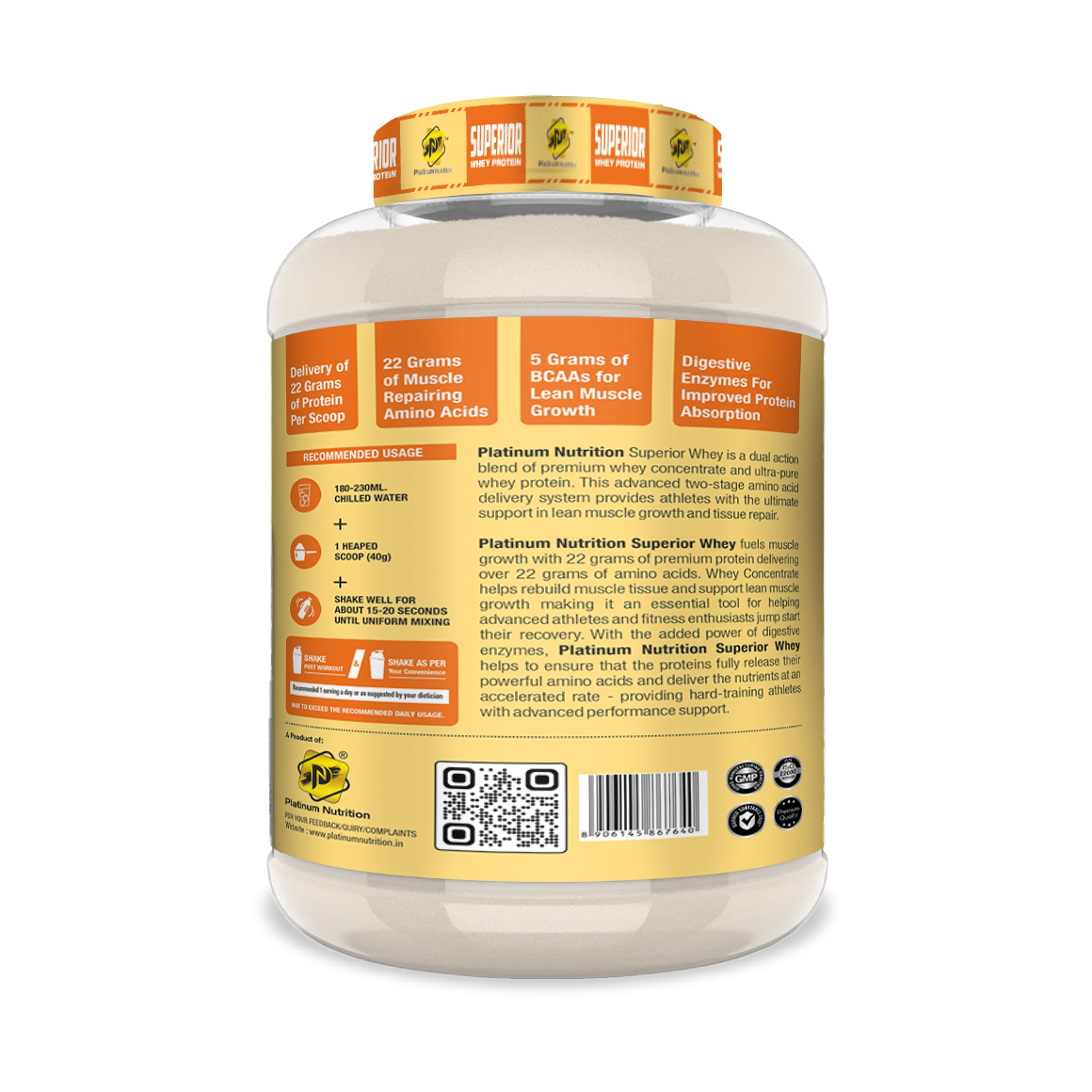 Platinum Nutrition Superior Whey 2 kg