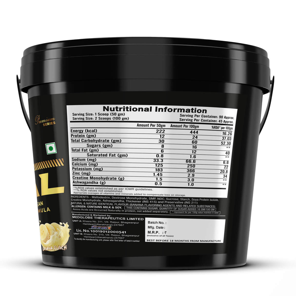 Eligator Premium Series Real Mass - Advance Lean Mass Formula 2.72kg