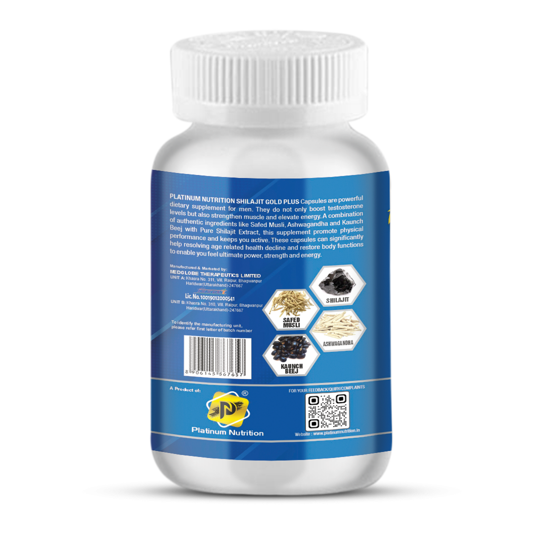 Platinum Nutrition Shilajit Gold Plus