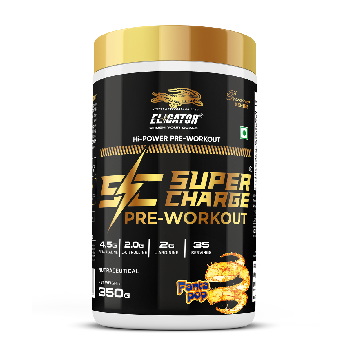 Premium Series Super Pump Pre-Workout - 400gm (40 Servings)