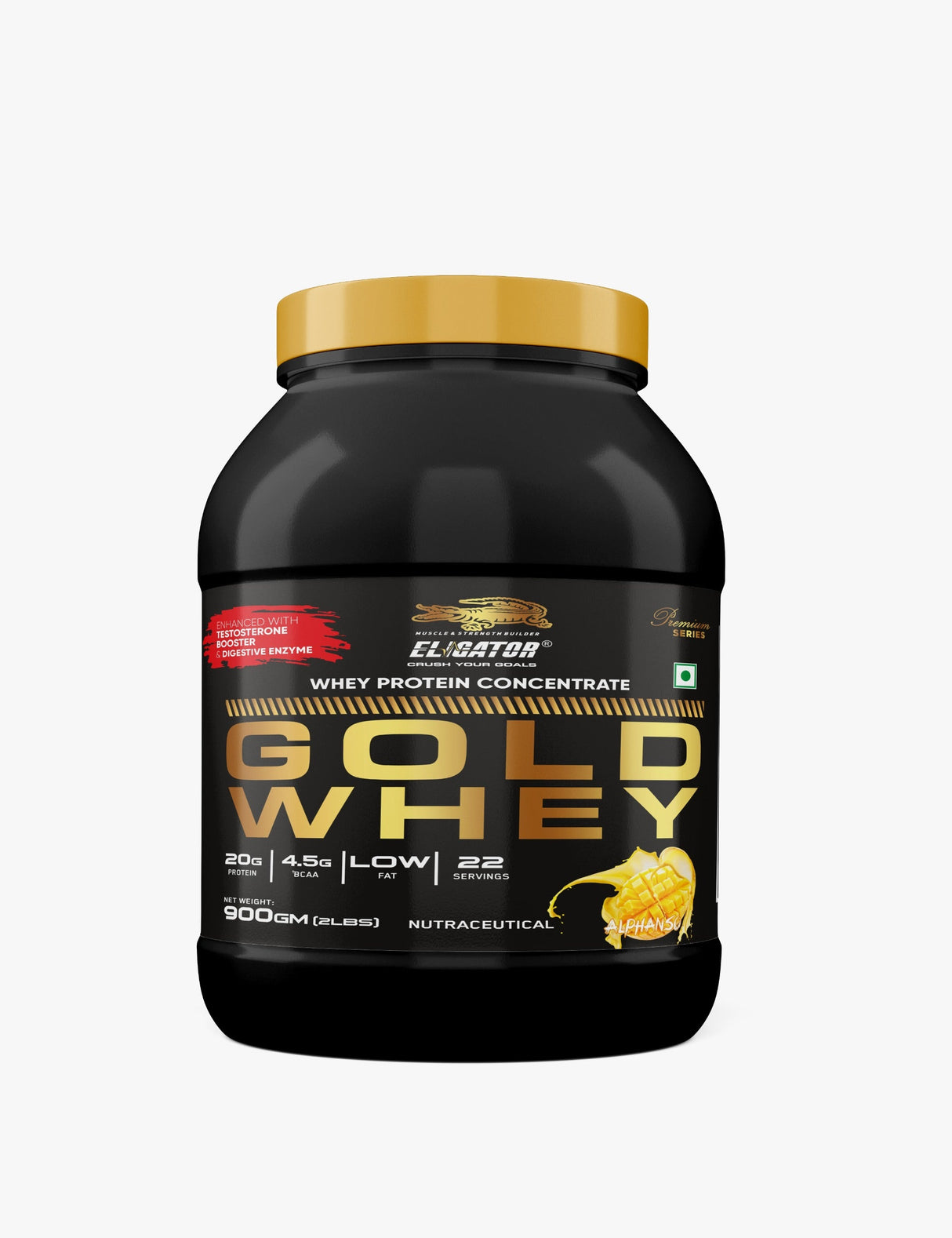 Eligator Premium Series Gold Whey - Whey Protein Concentrate