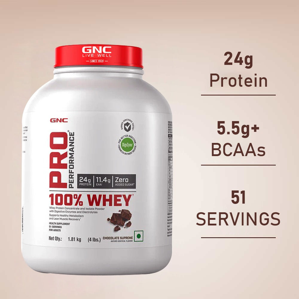 GNC Whey Protein | 1.81 kg (4 lbs)