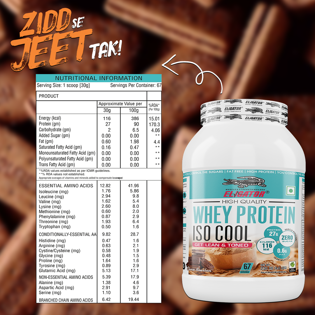 Eligator ISO COOL Isolate Whey Protein 2.01kg 67 Servings