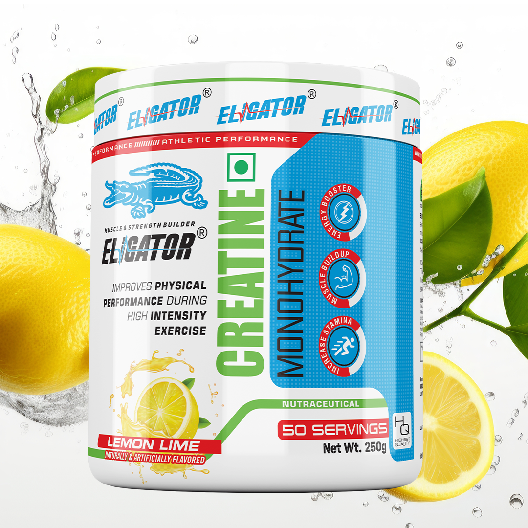 Eligator Creatine Monohydrate 250gm 50 Servings