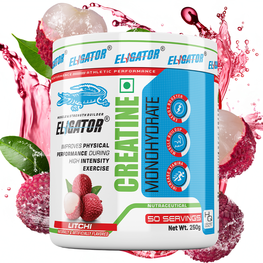 Eligator Creatine Monohydrate 250gm 50 Servings