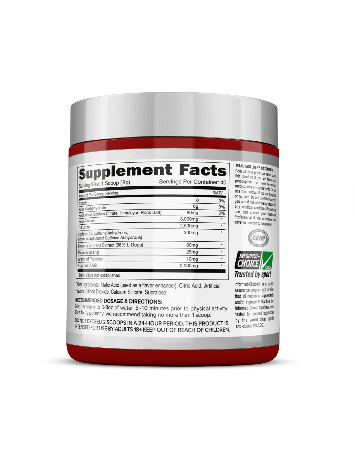 Pro-Esthatic Nutrition Psycho Pre-Workout