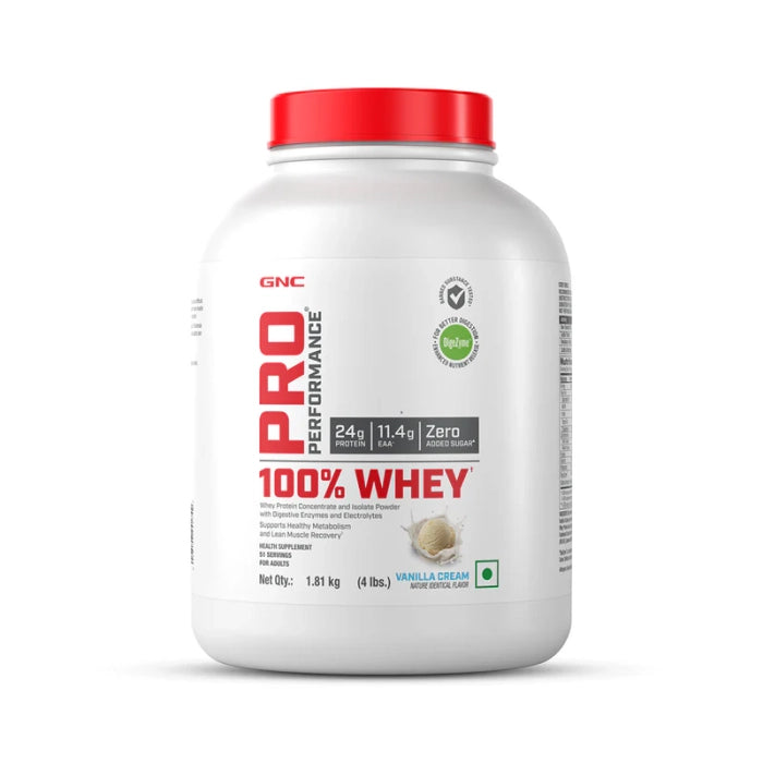 GNC Pro Performance 100% Whey Protein | 1.81 kg (4 lbs)