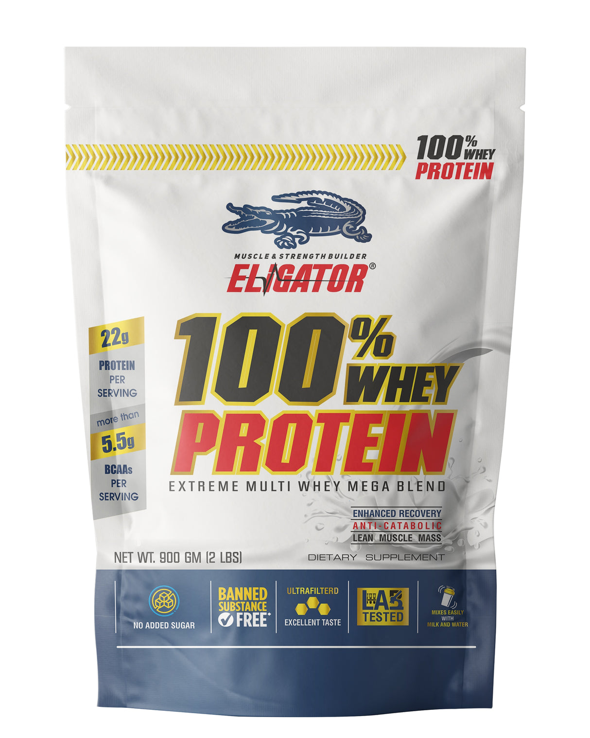Eligator 100% Whey Protein 900gm
