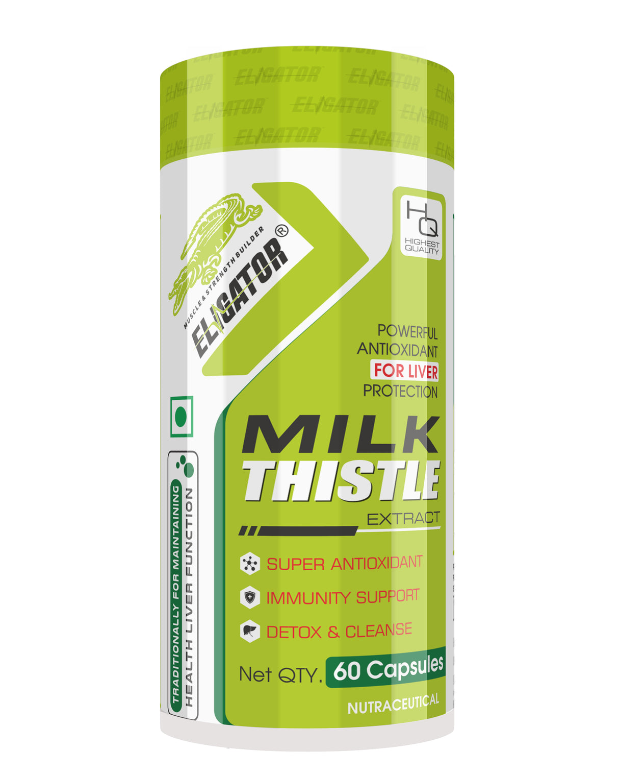Eligator Milk Thistle 60 Capsules