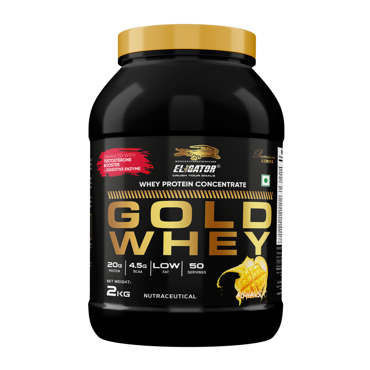 Premium Series Gold Whey - Whey Protein Concentrate - 2kg