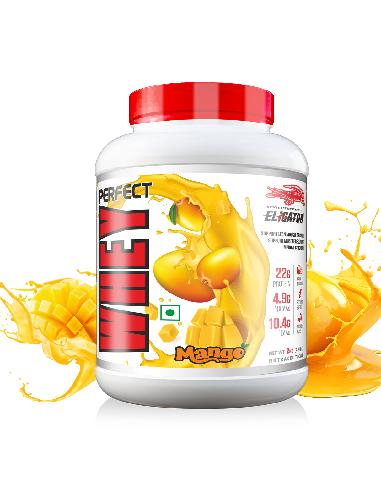 Eligator Perfect Whey Protein Powder 2kg