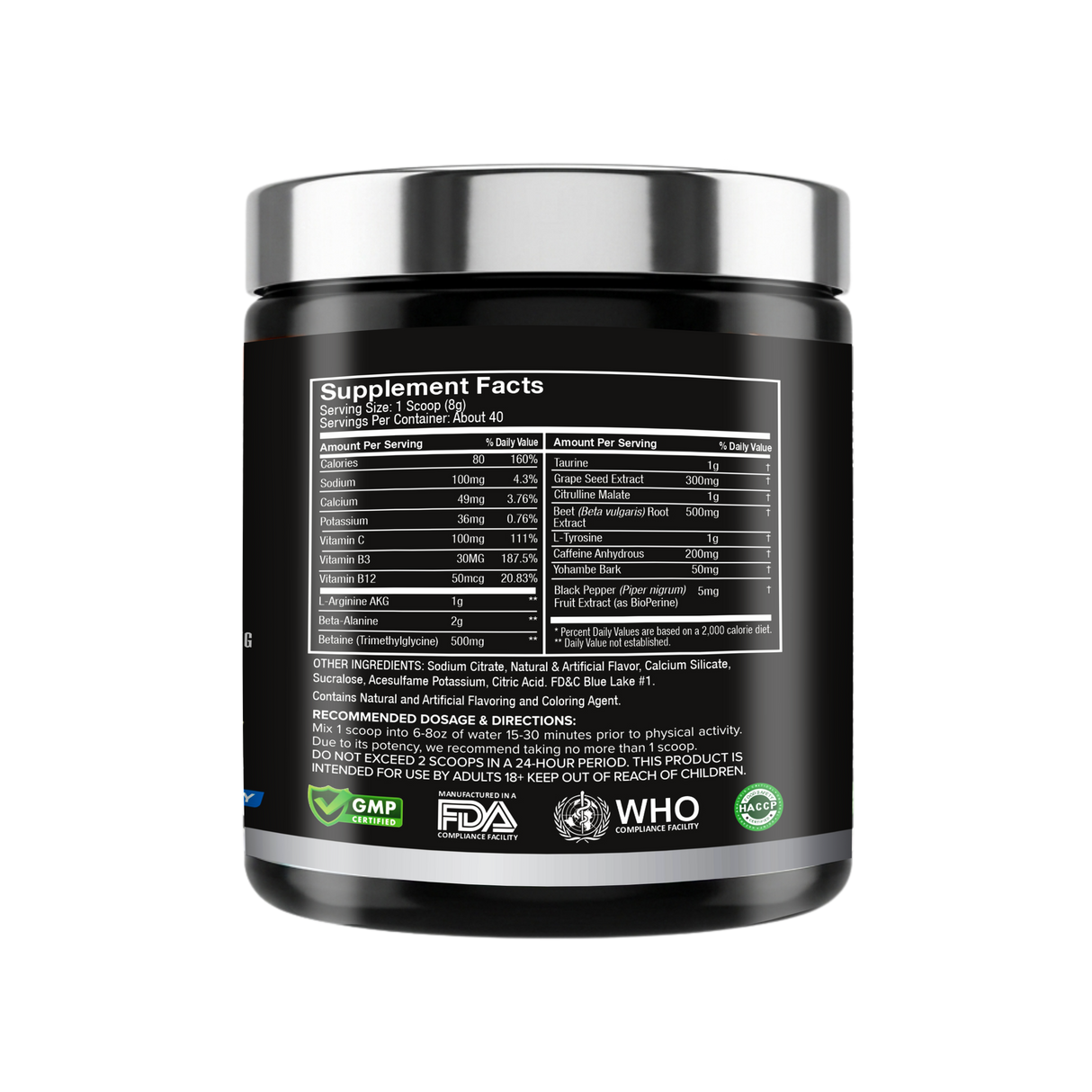 Pro Esthatic NOX pre Workout 320gm 40 Servings